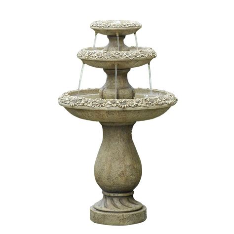 Home depot water fountains - 41 in. Tall Outdoor Rainforest Curved Log Water Fountain with LED Lights. Add to Cart. Compare $ 1021. 86 (18) Alpine Corporation. ... solar water pump. solar fountain. outdoor water fountain. water fountain. red fountains. ... Home Depot Foundation; Investor Relations; Government Customers; Suppliers & Providers; Affiliate Program; Eco …